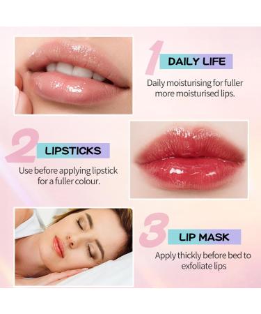  brooksnaji Lip gloss moisturizing lip oil - Long-lasting nourishing lip oil roll-on - Long-lasting natural moisturizing lip oil 5ml for dry chapped lips - Buy Online on GoSupps.com