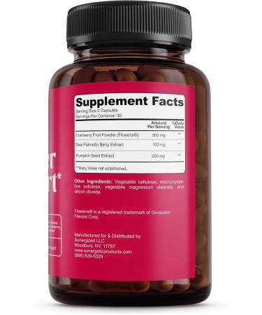 Premium Bladder Support Supplement Bladder Control Supplement for Occasional Urinary Urgency Frequency & Leakage With Clinically Studied Cranberry Pumpkin & Saw Palmetto - 60 Capsules - Buy Online on GoSupps.com