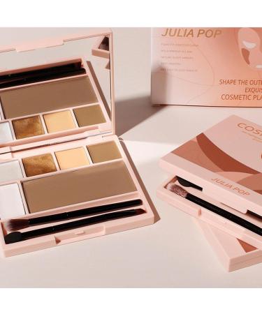 leryveo Concealer Palette - 6 Color Contouring Cream for Beginners Professional Brightening Makeup for Dark Circles Imperfections - Buy Online on GoSupps.com