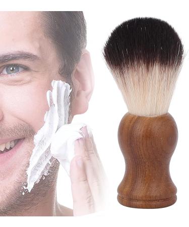 Professional Shaving Brush with Wooden Handle - Perfect for Home Hair Salons & Men s Grooming - Buy Online on GoSupps.com