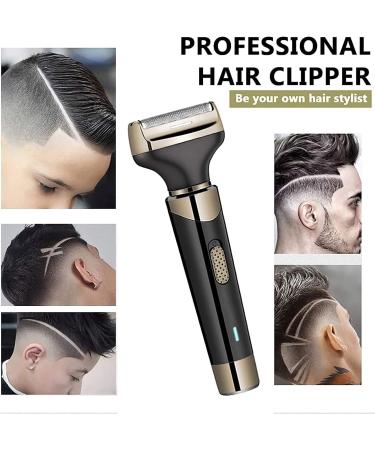 Professional Rechargeable Ear and Nose Hair Trimmer - Painless Waterproof Facial & Eyebrow Clipper for Unisex Use - Buy Online on GoSupps.com
