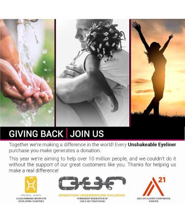 Cruelty Free Waterproof Liquid Eyeliner Pen | Non-Toxic Formula | All Day Wear | High Pigment | Winged & Cat Eye | Smudge & Tear Proof | No Stamp or Pencil Sharpener Needed - Buy Online on GoSupps.com