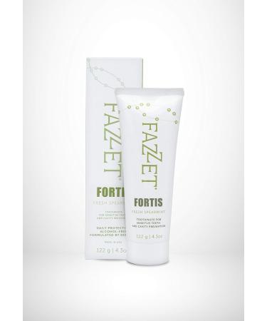 Buy Fortis Toothpaste for Sensitive Teeth - 4.3oz Anti-Cavity & Hypersensitivity Relief Fresh Spearmint Flavor - Daily Dental Protection - Buy Online on GoSupps.com