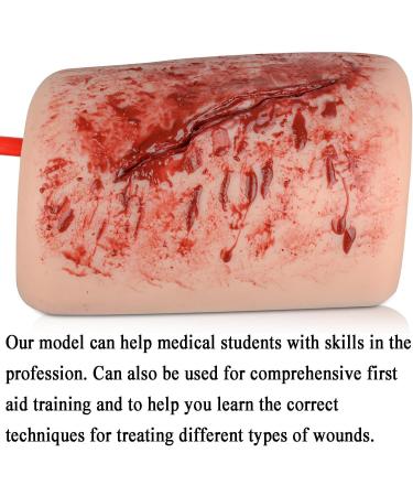MAHWER Simulates wound dressing and tourniquet training Bleeding control training to stop bleeding Simulated human skin For medical education - Buy Online on GoSupps.com