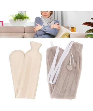 Hot Water Bottle 2000ml | Splash-Proof & Leak-Proof | Textured Exterior for Cozy Winters - Buy Online on GoSupps.com
