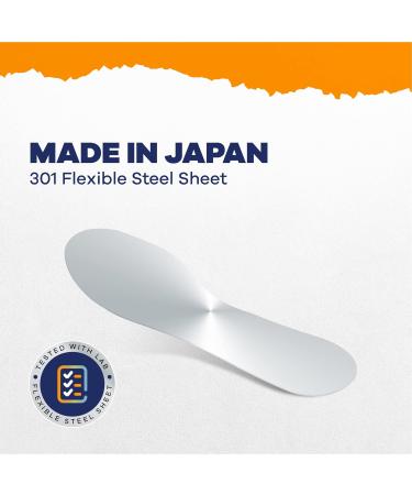 Tuffior Puncture Resistant Flexible Steel Plate Warm Felt Insoles - Nail Proof Safety Work Shoes - Large Size - 1 Pair Insoles & 1 Pair Heel Cushions - Buy Online on GoSupps.com