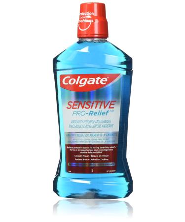 Colgate Sensitive Pro Relief Soothing Fresh Mint Alcohol Free Mouthwash 1 L 1 l (Pack of 1)