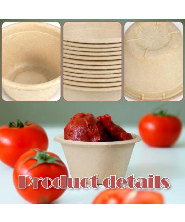 200 Pack 2oz Eco-Friendly Bagasse Fiber Disposable Souffle Cups - Ideal for Sampling, Portion Control, Condiments, and More! - Buy Online on GoSupps.com