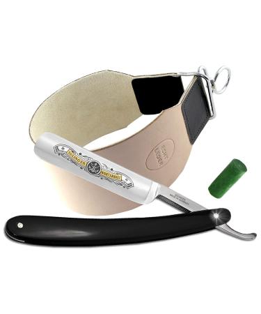 Razor set with beard care knife grinding paste made of Solingen and extra wide pull-leather string string from instrument rw based in Germany a shaving set for men men to wet shaving
