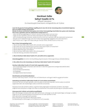 Sanct Bernhard Callus Ointment - 10% Salicylic Vaseline 90g | Repair & Smooth Feet - International Shipping Available - Buy Online on GoSupps.com