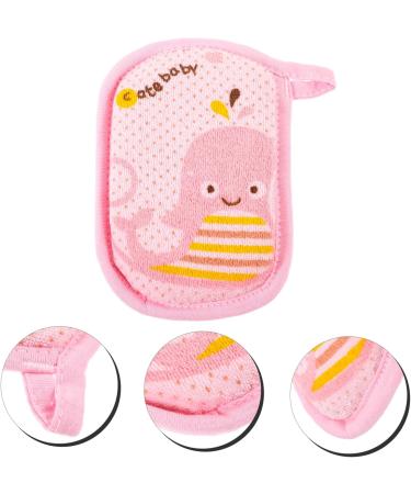 Beavorty Pink Bath Pouf & Scrubber Accessories for Newborns | Comfortable Bathing Tool for Kids - Perfect Shower Companion - Buy Online on GoSupps.com