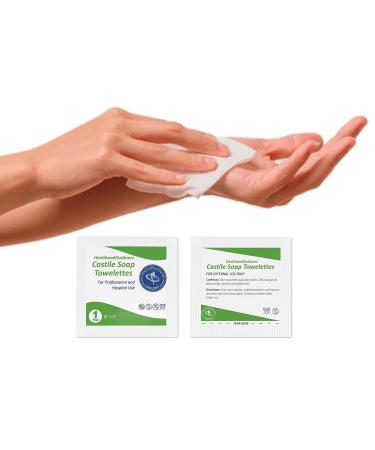 HAO Castile Soap Cleansing Towelettes 125 Count - Refreshing Scented Wipes - Buy Online on GoSupps.com