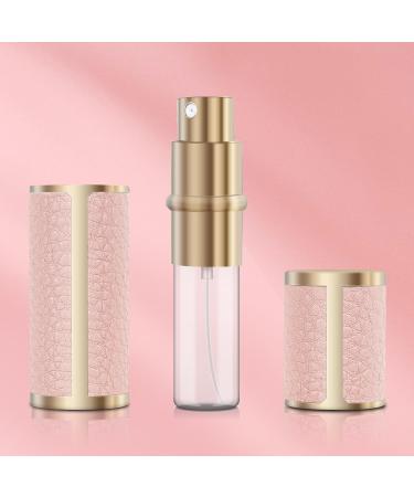 OWill 5 ml Perfume Atomiser Spray Bottle Leak Proof Refillable Perfume Travel Bottle Luxury Leather Perfume Dispenser Bottle with Accessories (Pink) - Buy Online on GoSupps.com