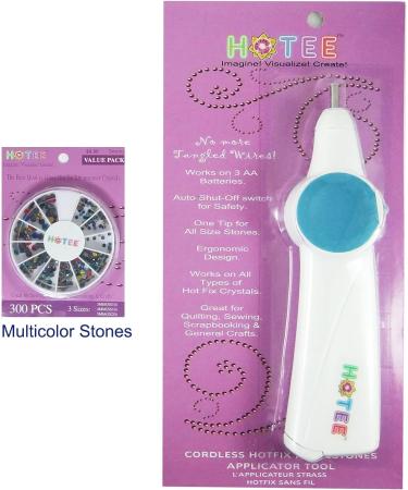 HOTEE Cordless Hotfix Rhinestones Applicator Tool Set with Hotfix Crystals - #SET2 - Buy Online on GoSupps.com