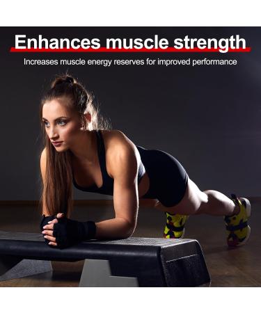 Buy Creatine Monohydrate Gummies 5000mg | Sugar Free Vegan Muscle Growth & Strength Support - 120 Count - Buy Online on GoSupps.com