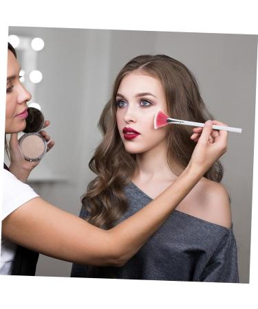FRCOLOR 9 Pcs Makeup Fan Brushes Set - Highlighter Powder & Face Makeup Tools - Assorted Colors - International Shipping - Buy Online on GoSupps.com