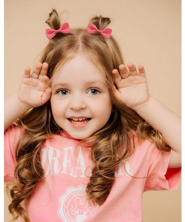 Jollybows 40 Pack Colorful 2 Inch Hair Ties for Girls - Mini Elastic Ponytail Holders & Hair Accessories for Toddlers - Buy Online on GoSupps.com