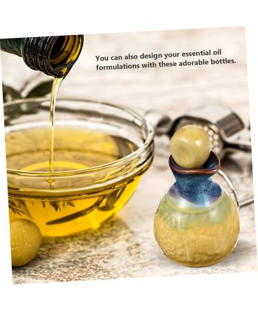 Angoily 1 Set Aromatherapy Bottle Mini Condiments Empty Bottle Refillable Bottle Oil Bottle Dispenser Japanese Perfume Soy Storage Bottle Perfume Mini Ceramics Vintage Diffuser - Buy Online on GoSupps.com