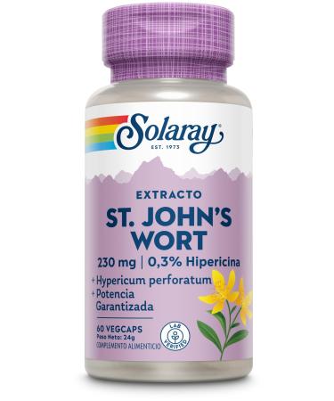 SOLARAY Solaray St. John's Wort - Dietary Supplement Guaranteed Potency 233 mg Extract