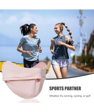 Missmisq UV Protection Face Cover - UPF 50+ Sun Mask for Women | Adjustable & Washable for Sports | Ideal for Hiking & Mountaineering - Pink - Buy Online on GoSupps.com