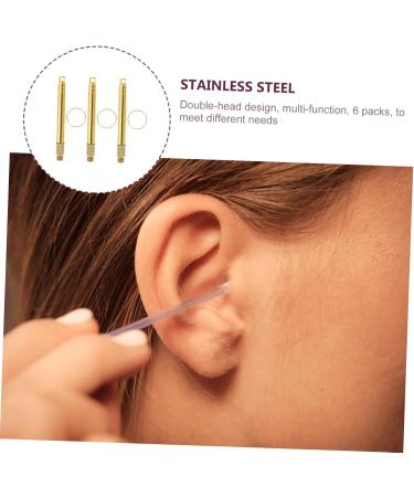 PartyKindom Ear Cleaning Supplies 3pcs Earwax Removal Tools Non-Slip Design for Dry and Oily Earwax - Buy Online on GoSupps.com