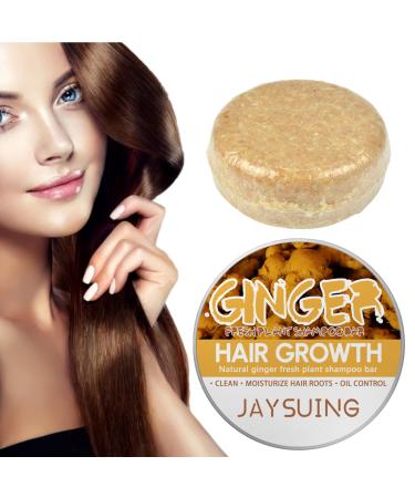 cypreason Hair Growth Shampoo Conditioner Ginger Shampoo Bar Anti Hair Loss Promotes Thicker Hair Thicker Hair 2 Pack