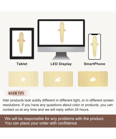 Flufymooz Ponytail Extension - 91 cm Straight & Curly Synthetic Hair for Women - Blonde Horse-Tailed Style - Buy Online on GoSupps.com