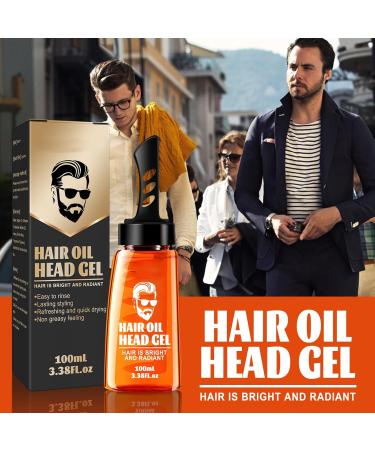 Gel Styling Comb 2-in-1 Men Hair Styling Gel with Comb Long Lasting Fluffy Men Fast Build Hair Salon Styling Gel Hair Wax Gel Styling Moisturizing Long-lasting (1Pcs) - Buy Online on GoSupps.com
