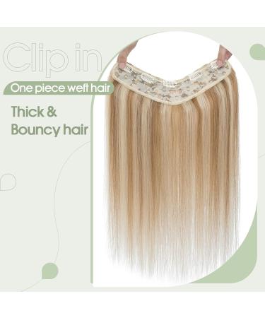 Hair Extensions One Piece Hair Extensions #8/613 Real Human Hair Extensions Straight 5 Clips In One Piece Human Hair Extensions 120 Grams Straight Invisible Hairpiece Hair Pieces(22 inches) 22 inches 120g/Set - Buy Online on GoSupps.com