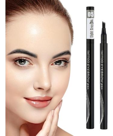 Eyebrow Pencil with Multi Forks | Long-Lasting and Waterproof Eye Brow Contouring | Everyday Women Cosmetics for Eyes for Home Working Traveling Gathering Dating Lambo 5# light gray - Buy Online on GoSupps.com