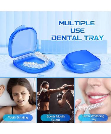 IUFDGHN 4 Pieces of alveolar bruxism BPA Free thermoplastic Safety Materials Oral Protectors Dental bruxism Protectors Nighttime Dental Protectors -2 Sanitary Boxes - Buy Online on GoSupps.com