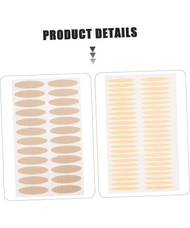 FOMIYES Clear Wallet 80pcs Lace Double Eyelid Sticker Mesh Tape Double Side Eyelid Eye Makeup Supplies Patch Girl Make up - Buy Online on GoSupps.com