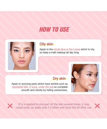 Korean Makeup Blur Stick Face Primer for Pores & Energized Eye Makeup - Calamine Base for Oily & Acne Prone Skin - Buy Online on GoSupps.com