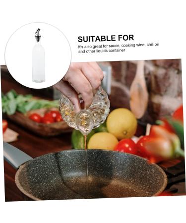 Ciieeo 6 Pcs Oil Can Japanese-style Glass Soy Sauce Bottle 29X5.5X5.5CMx3pcs Transparentx3pcs - Buy Online on GoSupps.com