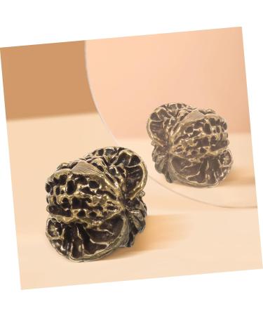 Rorpoir Hand Exercise Balls - Chinese Walnut Decor & Stress Relief - Unique Brass Design - Buy Online on GoSupps.com
