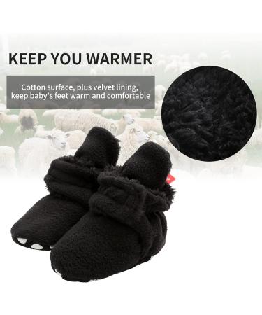 EDOTON Unisex Newborn Winter Boots - Warm & Non-Slip 12-18 Months Black - Buy Online on GoSupps.com