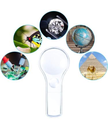 Quesuc 20 Pack Hand Lens 4X and 10X Magnifier Handheld Magnifying Glasses for Home Classroom Indoor and Outdoor Use - Buy Online on GoSupps.com
