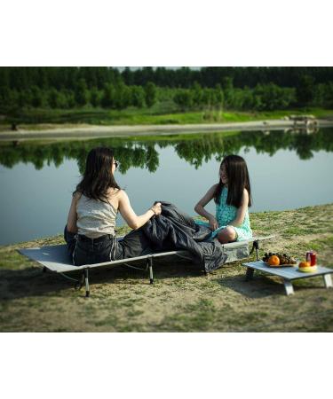 iClimb Folding Cot: Super Easy Assemble, Ultralight, Heavy Duty with Carry Bag - Brown | Ideal for Camping and Backpacking - Buy Online on GoSupps.com