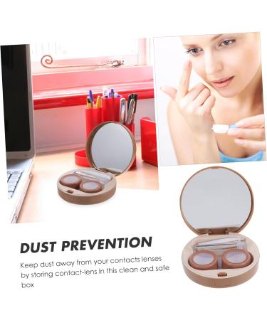 JECOMPRIS Mini Contact Lens Set - Travel Case & Foot Cushion - Decorative Plastic Box for Safe Storage - Buy Online on GoSupps.com