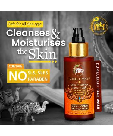 In..die Ea.rth Kumkumadi Tailam (30ml) Ayurvedic Beauty Face Oil Natural Skincare - Buy Online on GoSupps.com