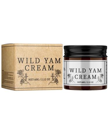 60g Wild Yam Skin Tightening Cream - Wild Yam Daily Face Moisturizer Wild Yam Improve Skin Barrier & Daily Cream Wild Yam And Marigold Cream Advanced Plant-Based Formula Wild Yam Moisturizing Cream