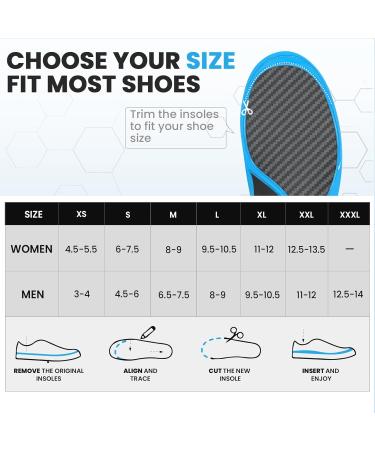 Buy Sumiwish Carbon Fiber Insoles - High Arch Support Shoe Inserts for Men & Women | Rigid Support for Turf Toe Foot Fractures & Hallux Rigidus - Buy Online on GoSupps.com