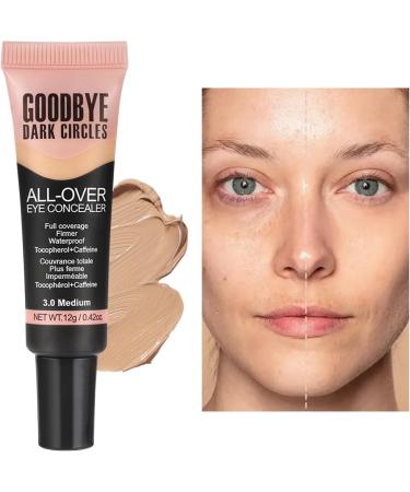 Gcerfby Under Eye Concealer Full Coverage Natural Long Lasting Liquid Foundation Color Correcting Makeup 12g Easy to Use Portable for Moisturizing Delicate Skin and Dark 30 Medium Refer to the Description - Buy Online on GoSupps.com