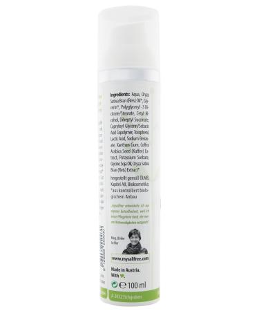 mysalifree Organic Body Lotion - Soothing Firing Lotion for Sensitive Skin with Rice Kime Oil & Coffee Extract | 100ml | Unique Vegan & Organic Formula | Ship Worldwide - Buy Online on GoSupps.com