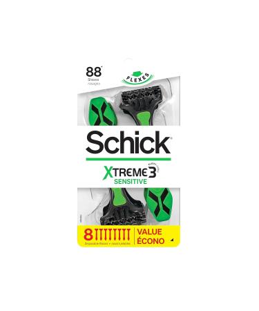 Buy Schick Xtreme 3 Sensitive Skin Disposable Razors for Men - 24 Pack | Best International Shipping - Buy Online on GoSupps.com