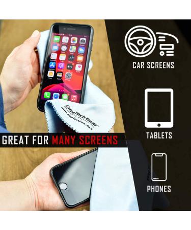 Elite Tech Gear - 4-Pack Blue Oversized 12" x 12" Microfiber Cloths  The Most Amazing Microfiber Cleaning Cloths - Perfect for Cleaning All Electronic Device Screens  Eyeglasses & Delicate Surfaces - Buy Online on GoSupps.com