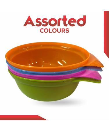 Baby Feeding Bowl with Easy Handle - BPA Free, Microwave & Dishwasher Safe Toddler Food Weaning Snack Bowls - Ideal for Kids & Toddlers - Stackable, Bright 2pc (Assorted Color) - Buy Online on GoSupps.com