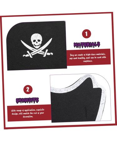 Healeved 18 Sets Pirate Hair Blindfold Pirate Costume Kit Prom Halloween Pirate Hats Pirate Captain Eye Patches Pirate Party Hat Pirate Outfit Pirate Party Costume Prop Plastic - Buy Online on GoSupps.com