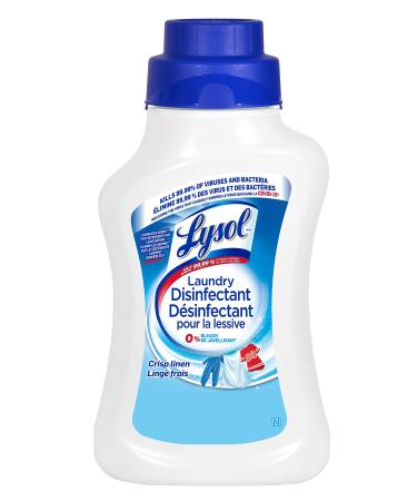 Lysol Laundry Disinfectant Crisp Linen 0% Bleach Eliminates germs that detergents may leave behind 1.2L Crisp Linen 1.2 l (Pack of 1)