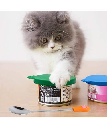 7 Pcs Silicone Pet Food Can Lid Covers - Fits All Standard Dog and Cat Cans - Buy Online on GoSupps.com